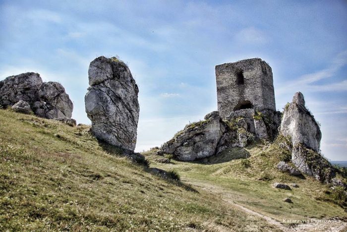 Szlak orlich gniazd Olsztyn - wieża kwadratowa